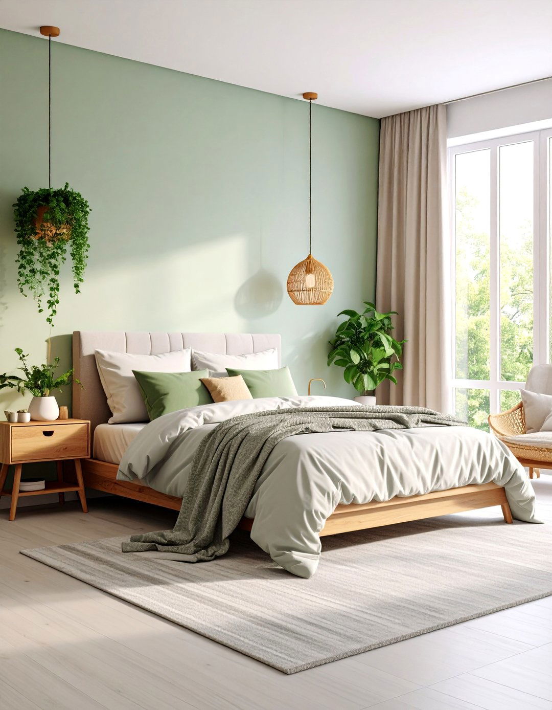 Monochromatic Guest Bedroom with Sophisticated Grays - 25 Guest Bedroom Ideas