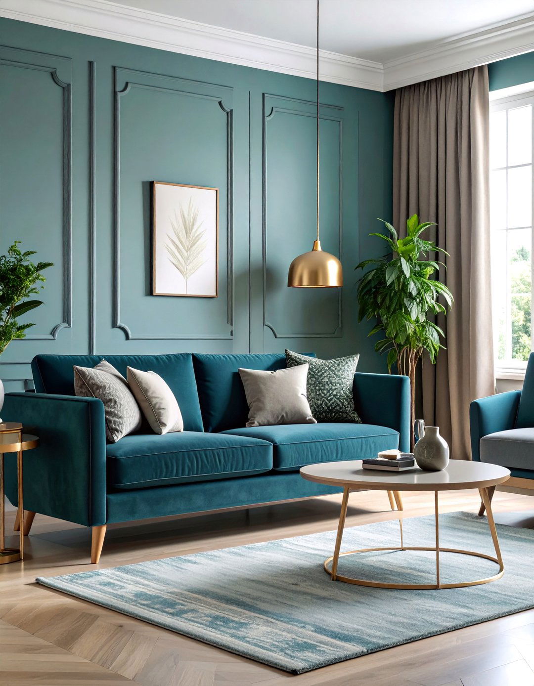 Monochromatic Tonal Variation - 25 Mismatched Sofas in Living Room Ideas