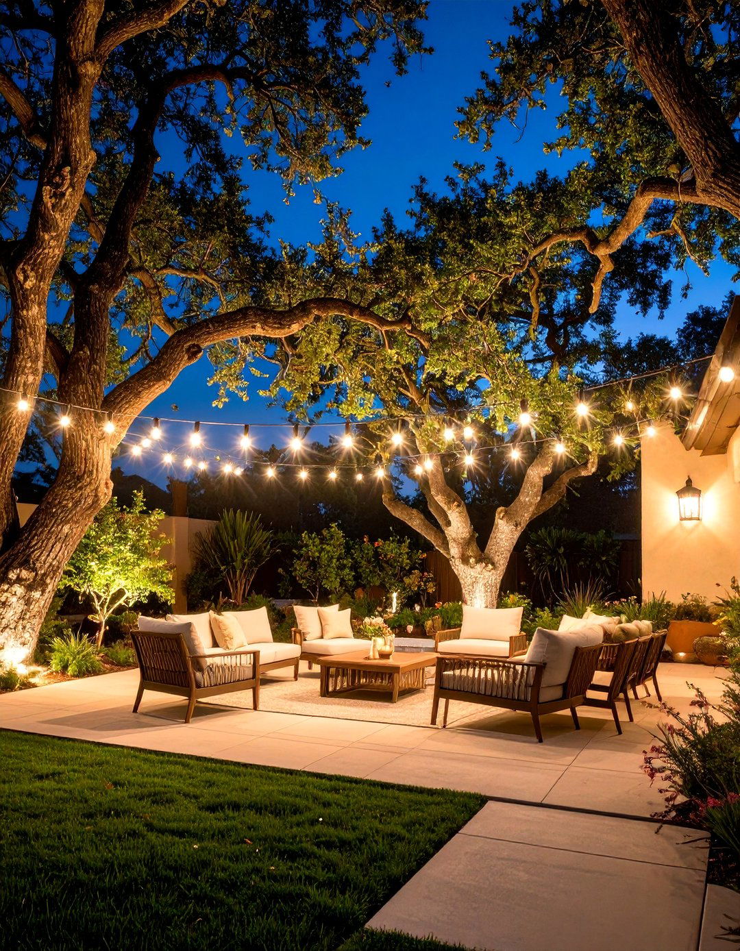 Moonlighting Effect Through Tree Canopies - 25 Landscape Lighting Ideas