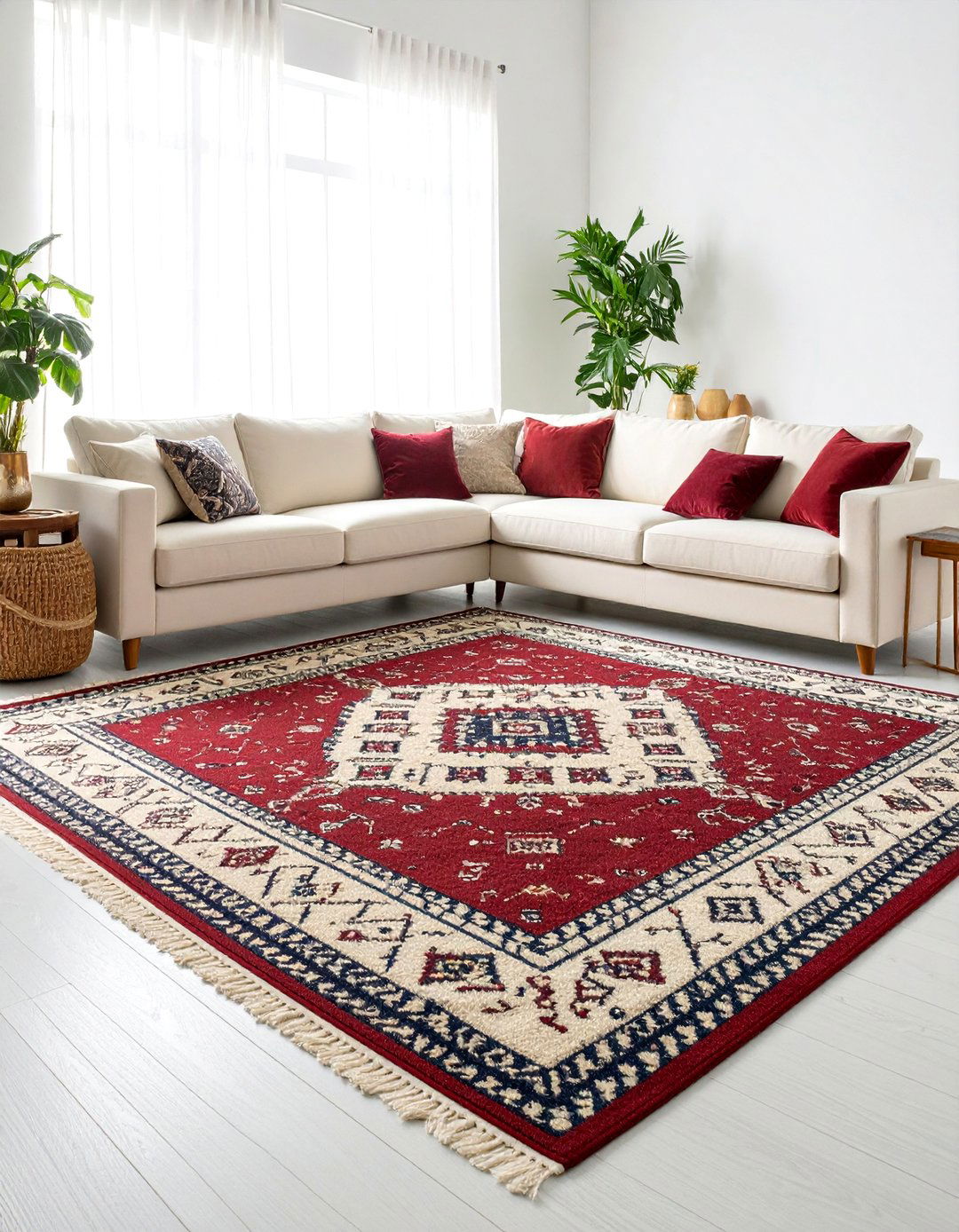 Moroccan Diamond Vintage Boho Rug - 25 Boho Rug Ideas