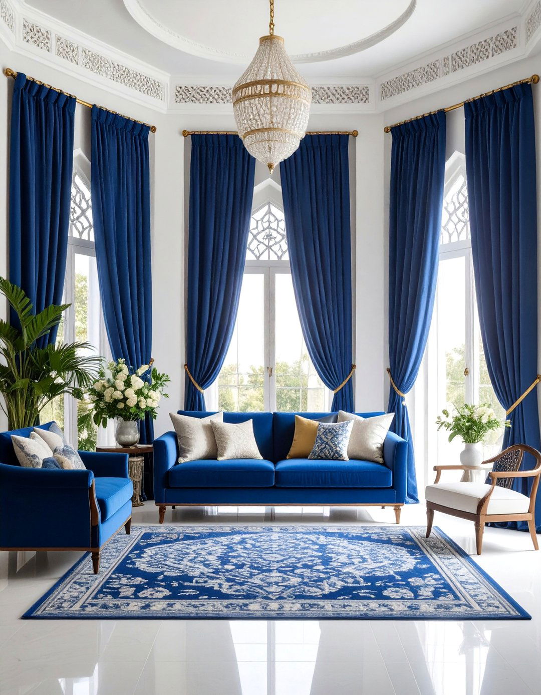 Moroccan Inspired Geometric Curtain Designs - 25 Boho Curtain Ideas