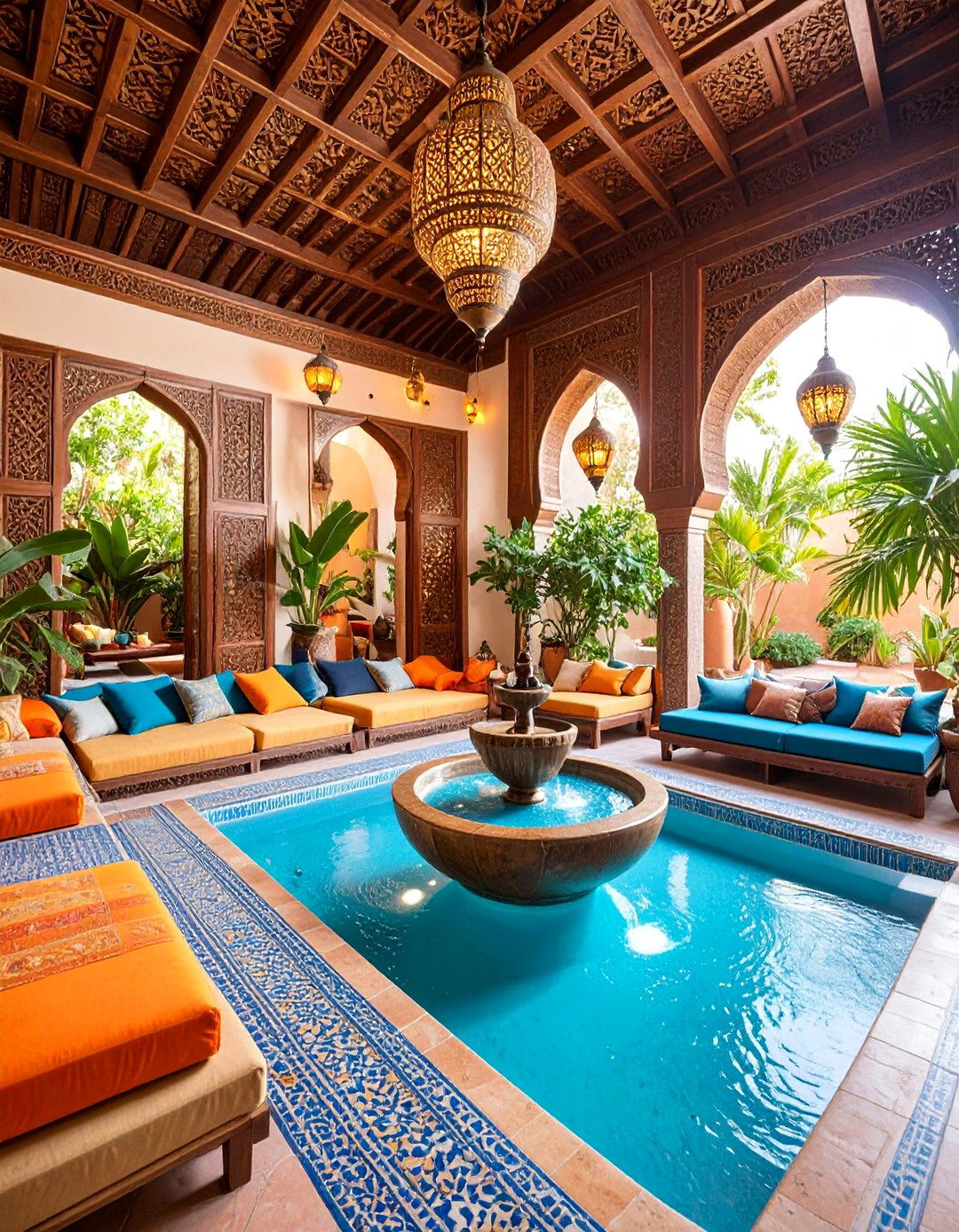 Moroccan Inspired Spa Room - 25 Spa Room Ideas