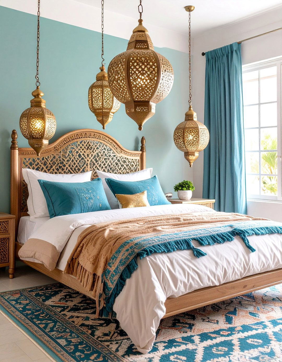 Moroccan Lantern Style Sconces - 25 Bedroom Wall Sconce Ideas