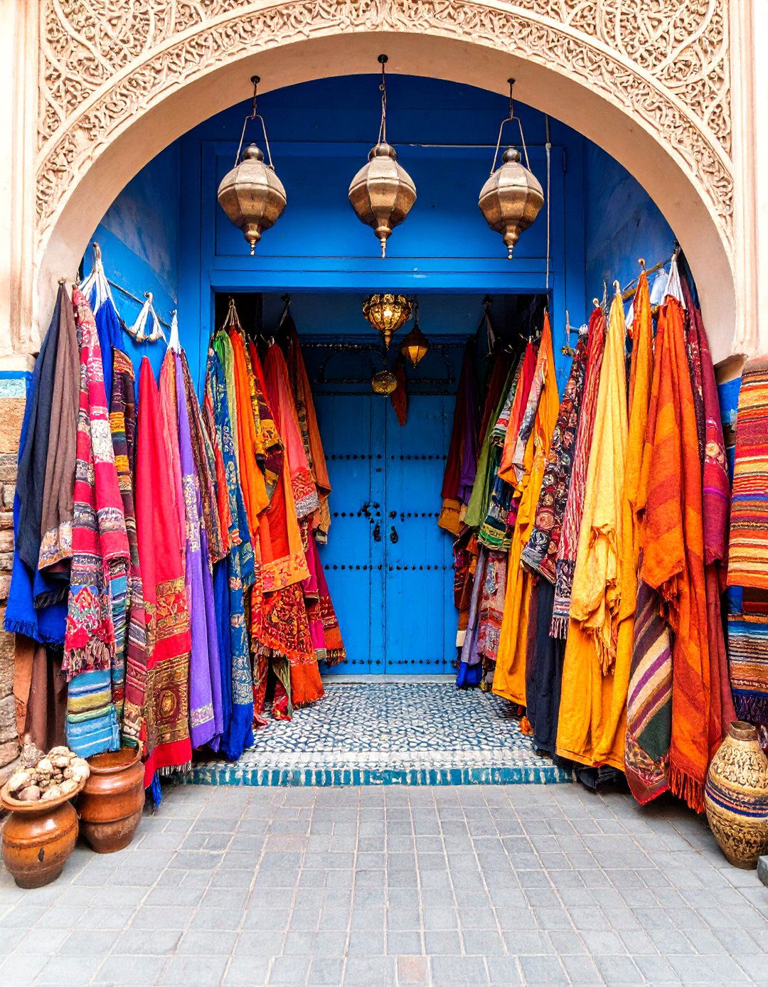 Moroccan Marketplace Bazaar Garage Door Mural - 25 Garage Door Murals