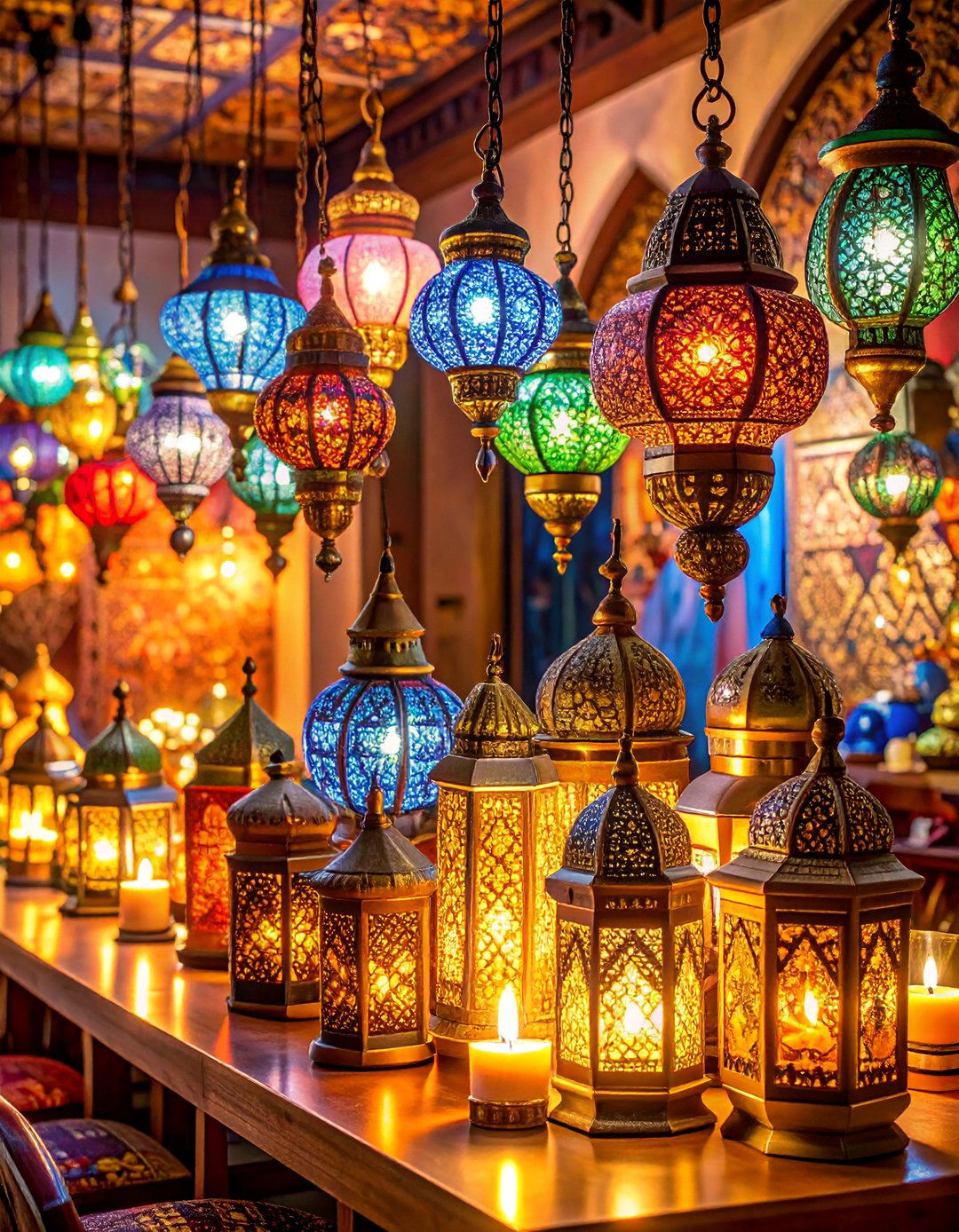 Moroccan Spice Market Lantern Collection - 25 Decorating With Candles