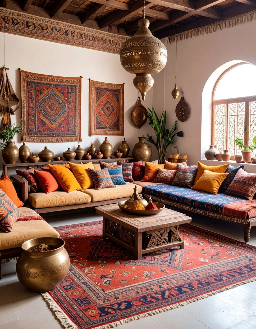 Moroccan Spice Market Living Room - 25 Bohemian Moroccan Living Room Ideas