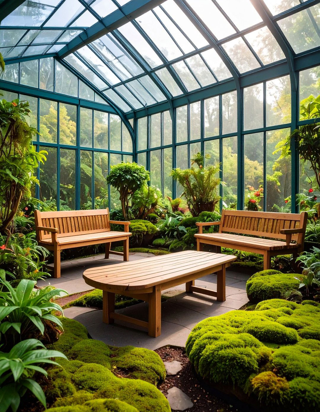 Moss Greenhouse Garden with Controlled Environment - 25 Moss Garden Ideas
