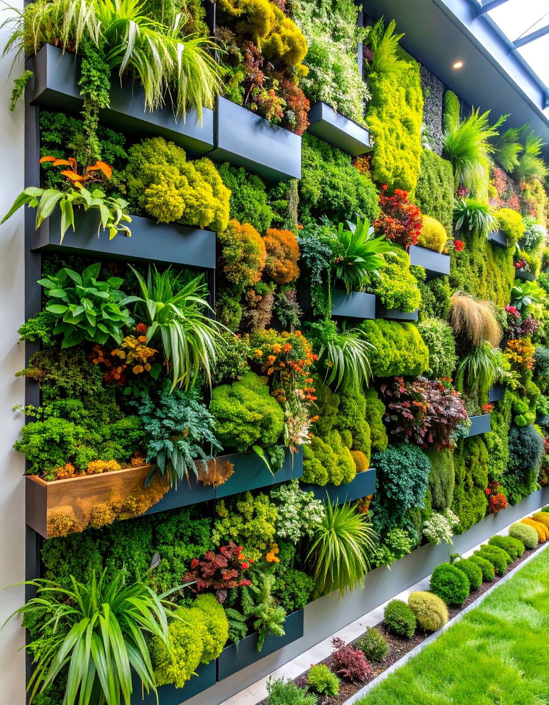 Moss Living Wall Vertical Garden with Drainage System - 25 Moss Garden Ideas