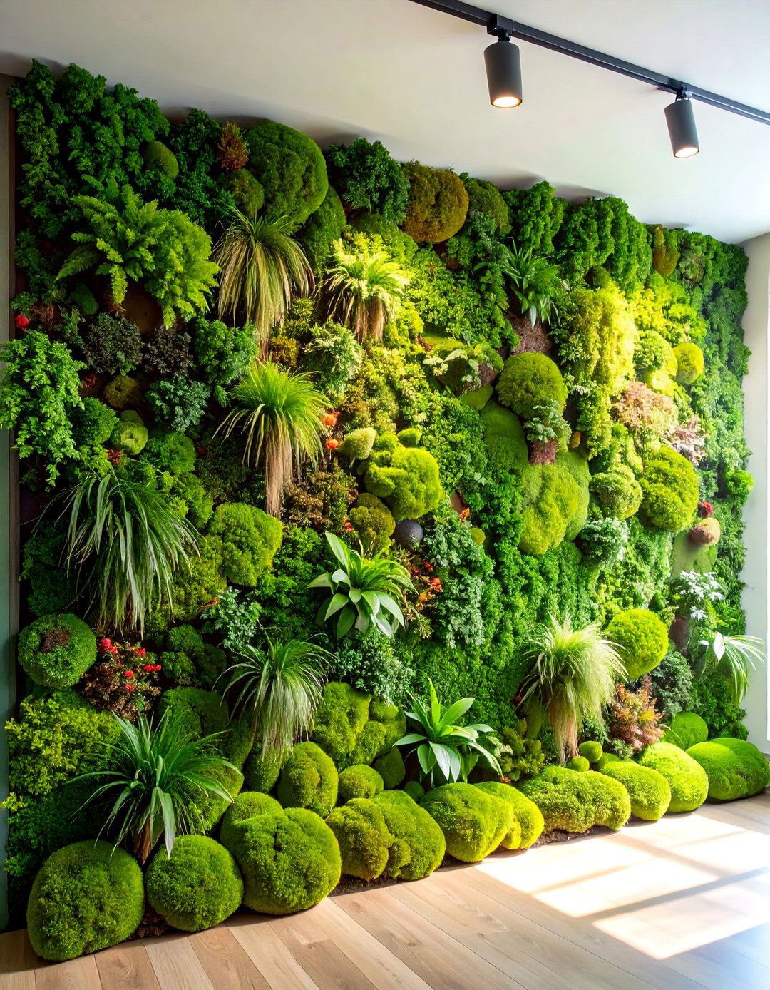 Moss Wall Vertical Garden for Shaded Areas - 25 Vertical Garden Ideas