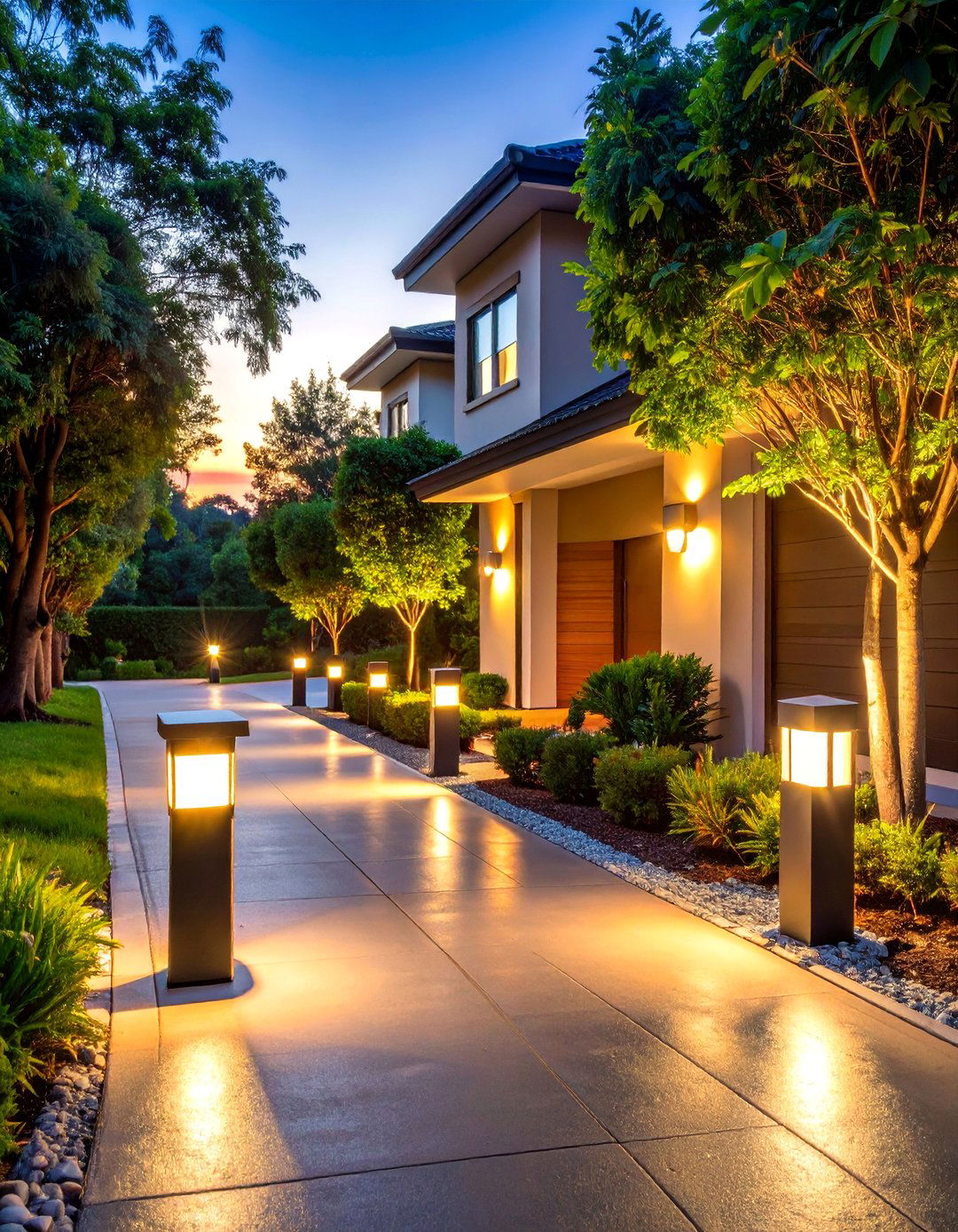 Motion Activated Solar Driveway and Walkway Safety Lighting - 25 Outdoor Lighting Ideas