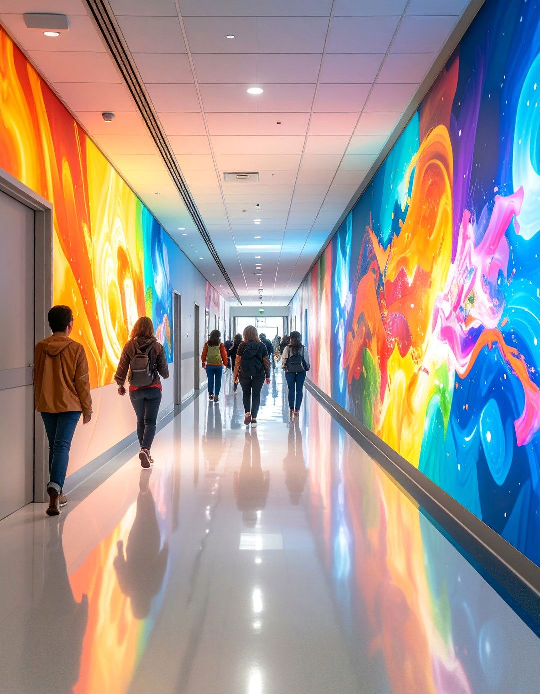 Motion Sensor Reactive Murals - 25 Interactive Murals