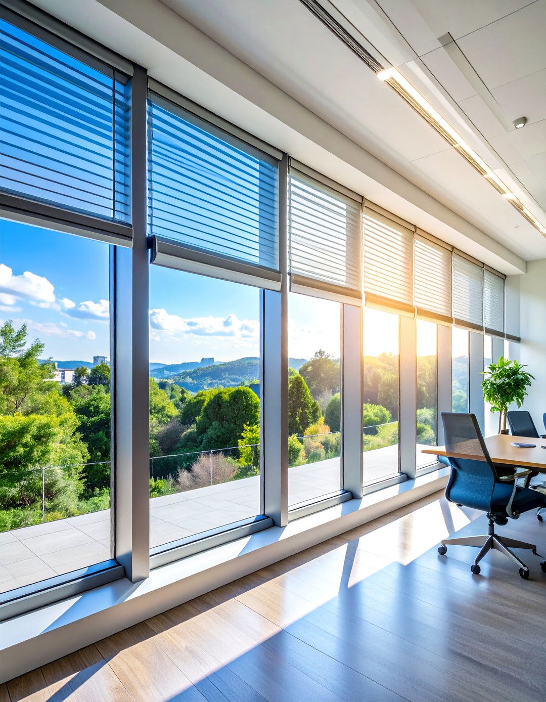 Motorized Sheer Horizontal Blinds - 25 Window Treatments Ideas