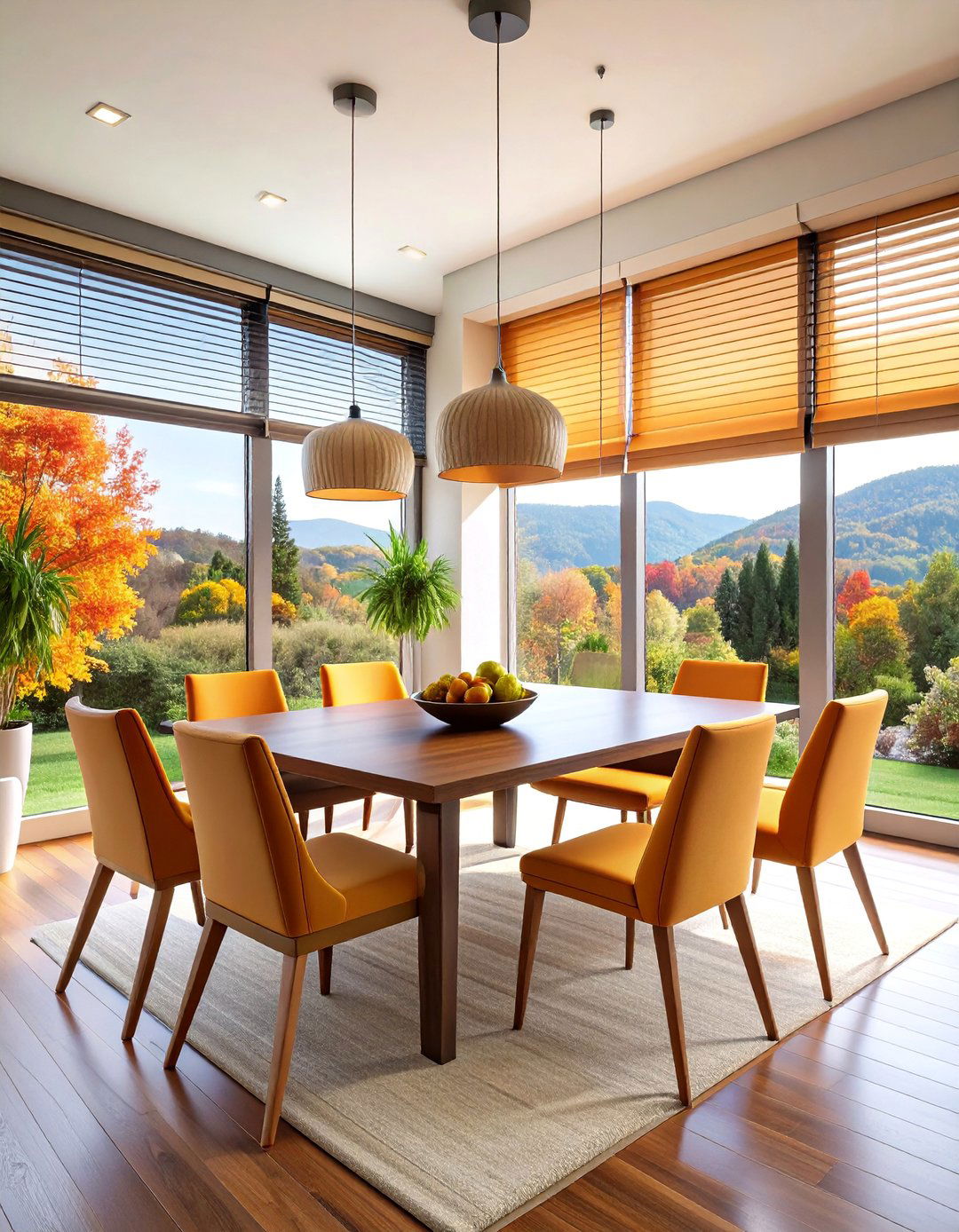 Motorized Smart Shades with Remote Control - 25 Dining Room Window Treatments