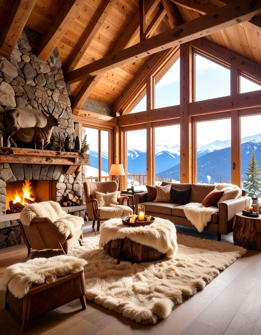 Mountain Chalet Hunting Room - 25 Hunting Room Ideas