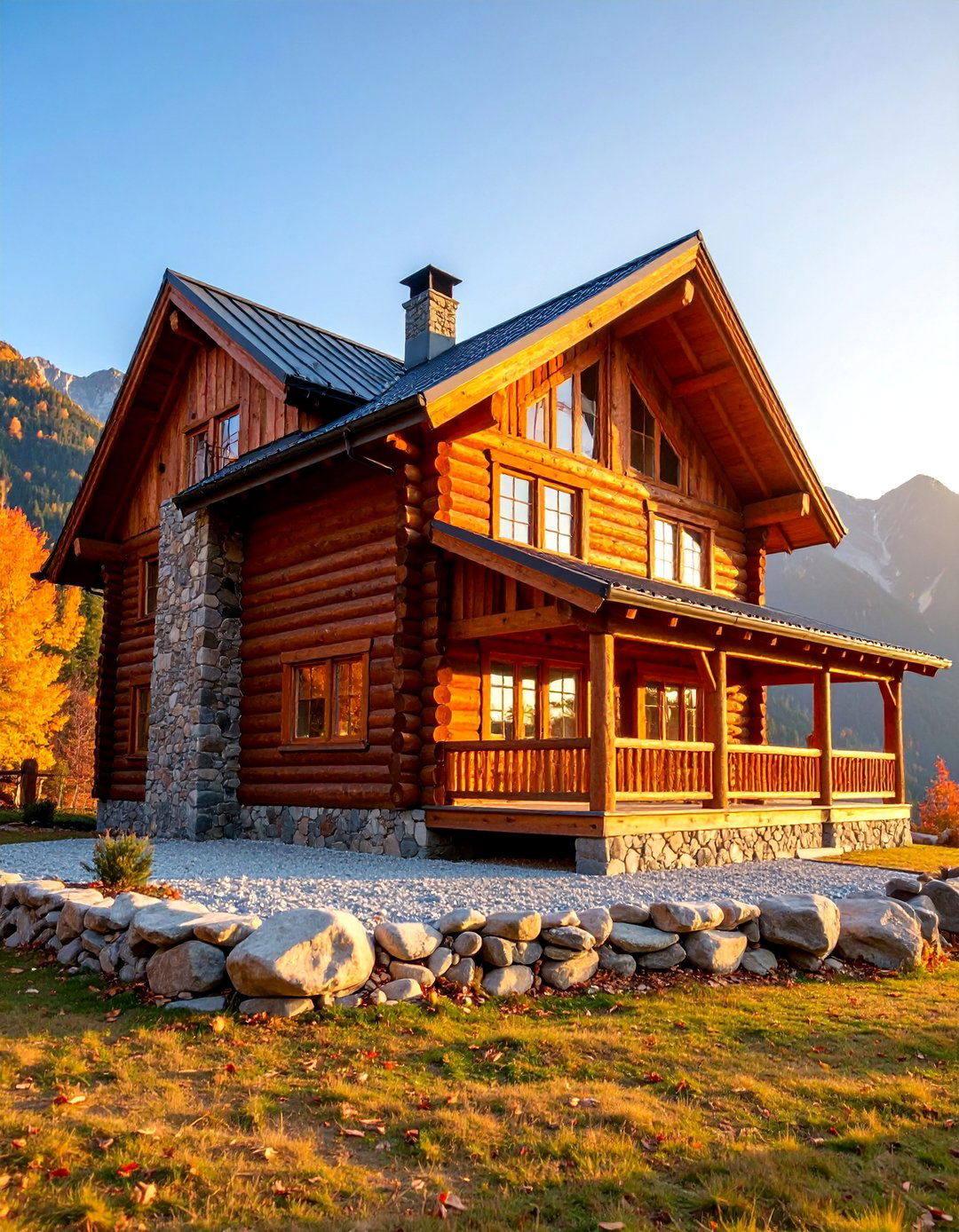 Mountain Lodge Barn Design - 25 Barn House Exterior Ideas