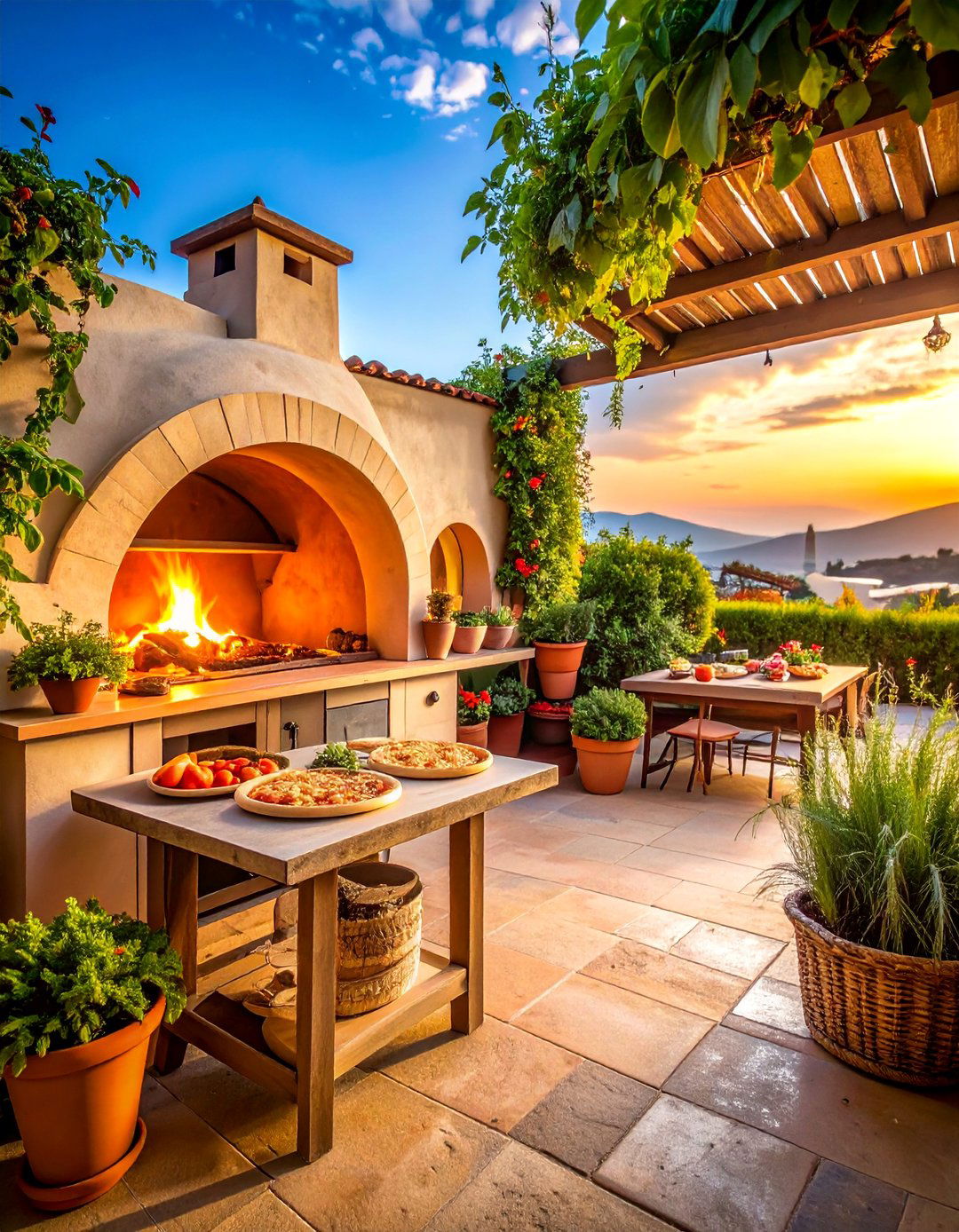 Mud Kitchen Pizza Oven and Pizzeria - 25 Mud Kitchen Ideas