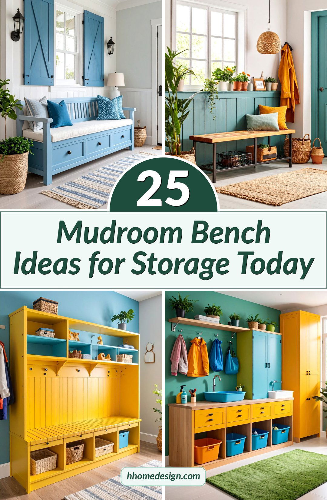 25 Mudroom Bench Ideas for Storage Today