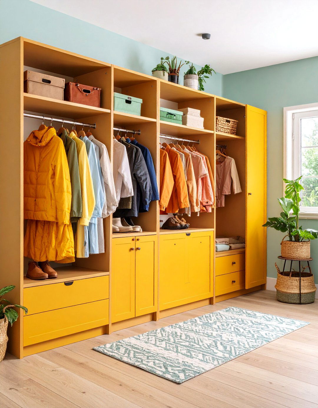 Mudroom Cabinet System - 25 Purse Storage Ideas