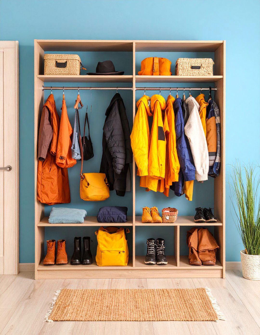 Mudroom Hat Organization Station - 25 Hat Storage Ideas