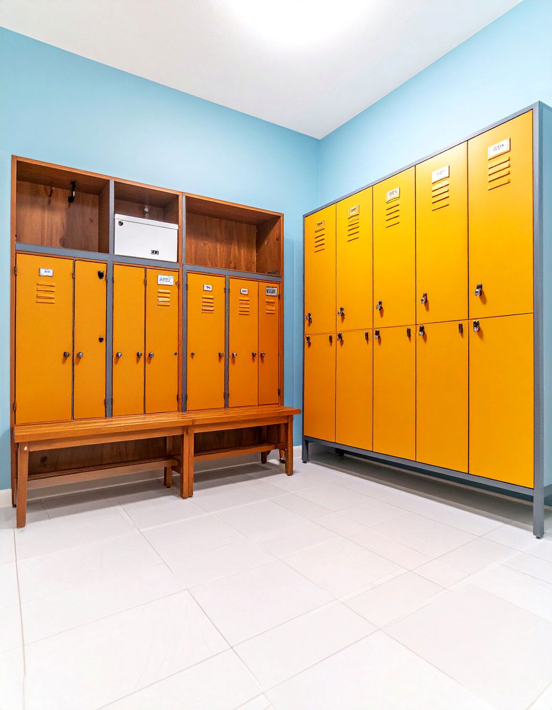 Mudroom Laundry Room with Built In Family Lockers - 25 Mudroom Laundry Room Ideas