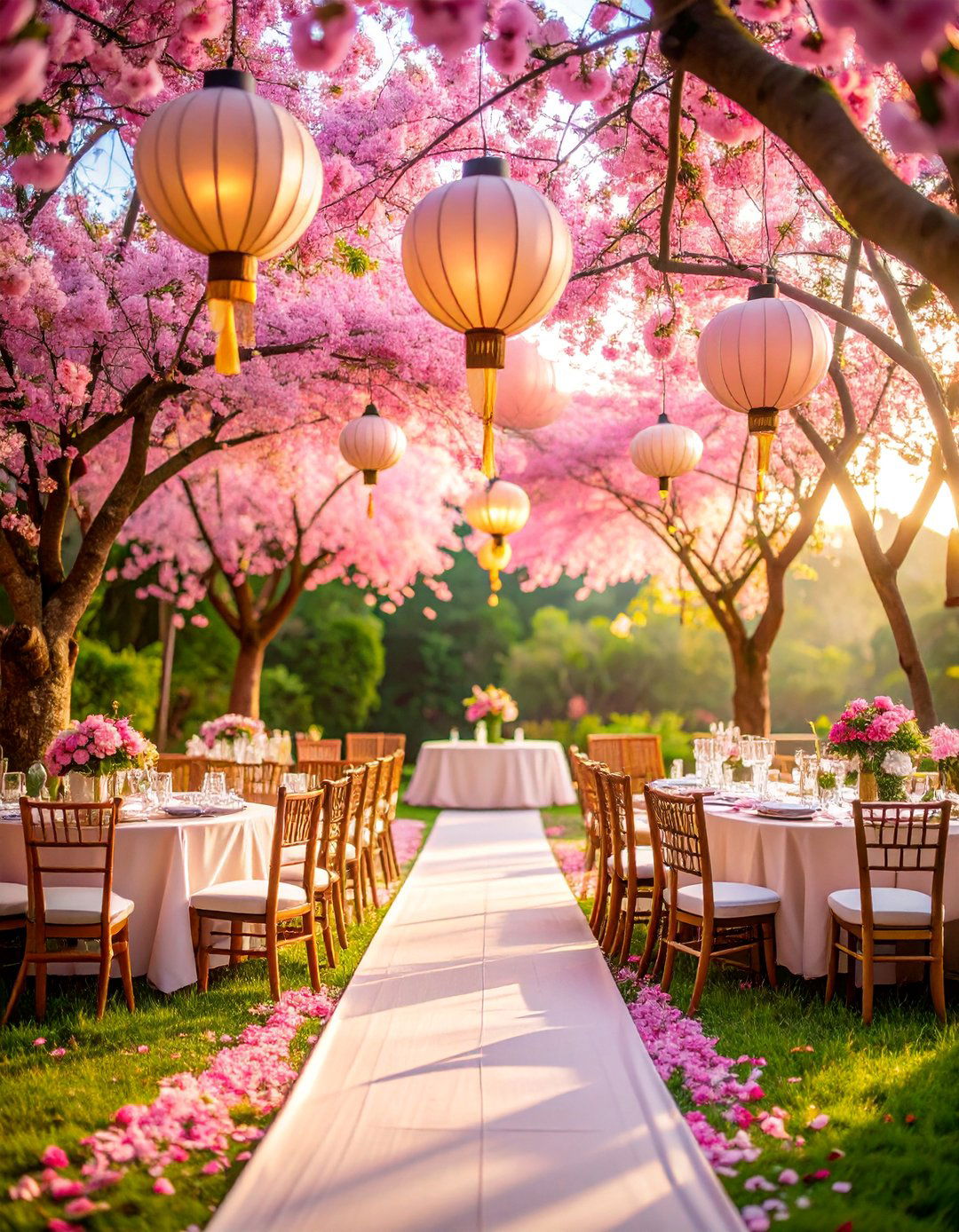 Mulan Cherry Blossom Garden Wedding - 25 Disney Wedding Ideas