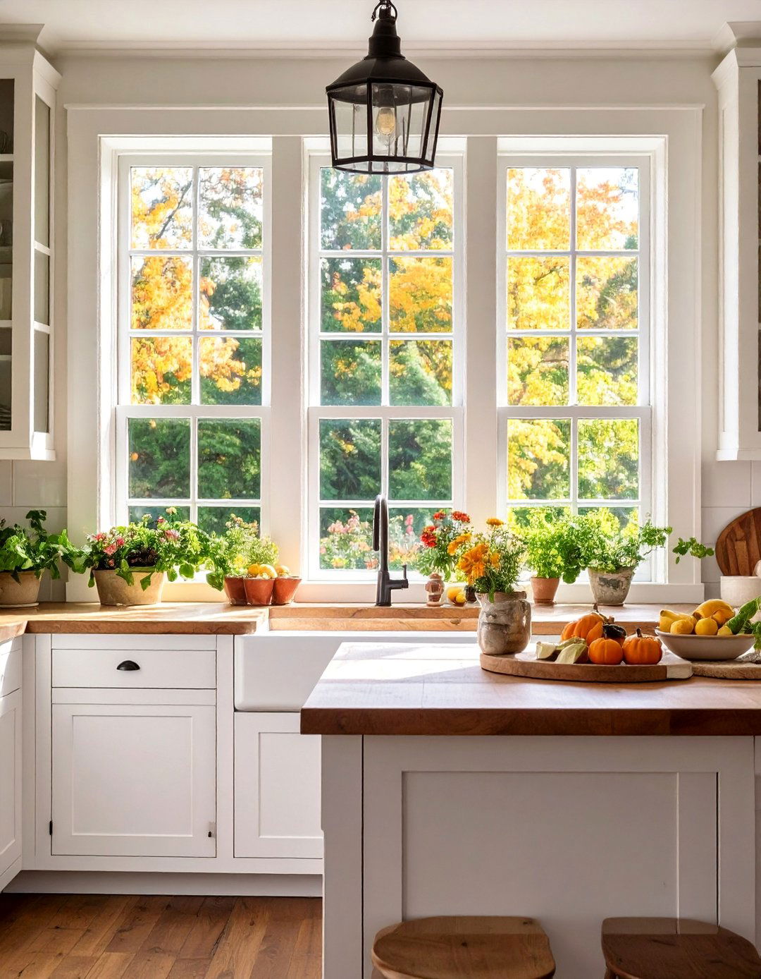 Mullion Accent Farmhouse Window Trim - 25 Farmhouse Interior Window Trim Ideas