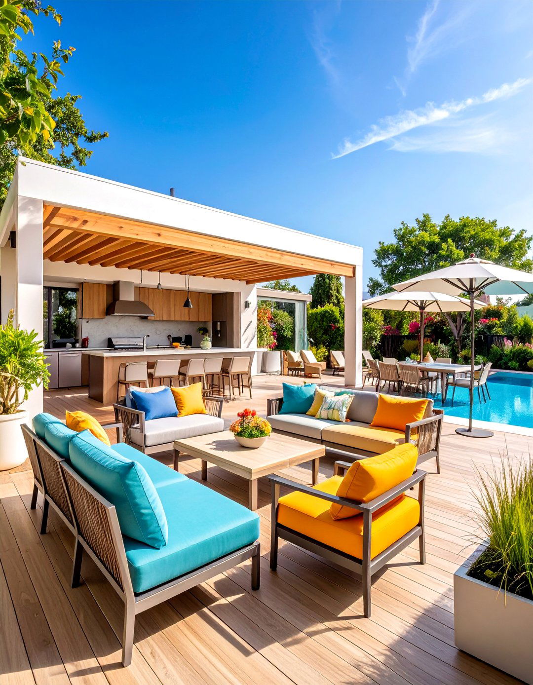 Multi Functional Outdoor Living Space - 25 Garden Decor Ideas