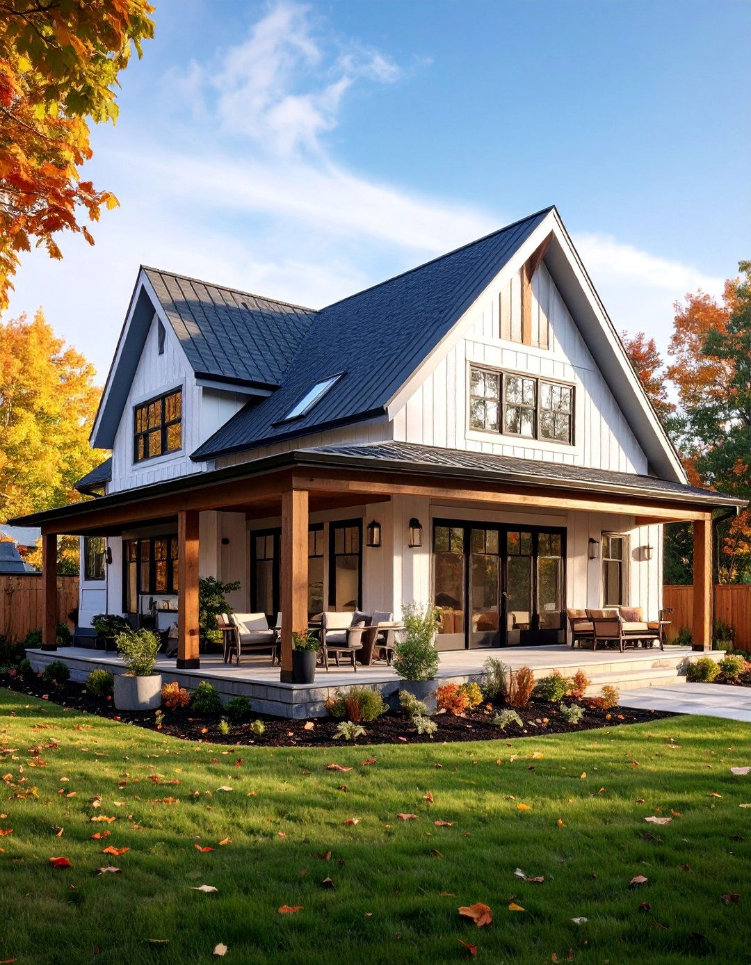 Multi Generational Modern Cape Cod House with Private Suite Wing - 25 Modern Cape Cod House Ideas