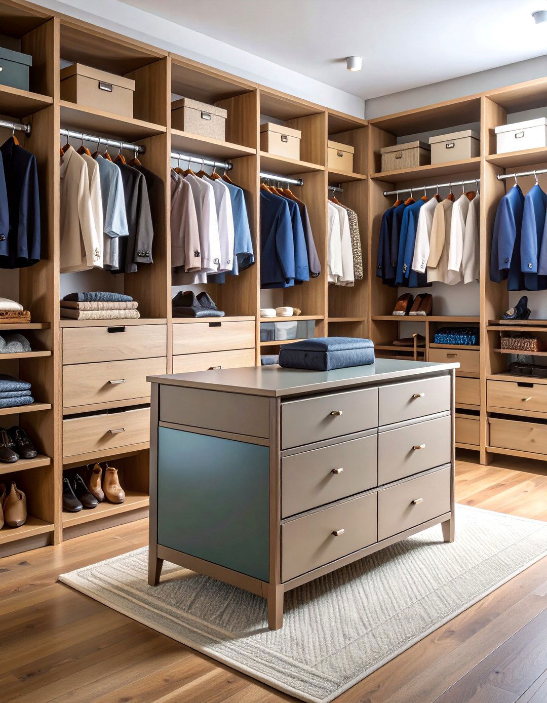 Multi Level Drawer Closet Island - 25 Closet Island Ideas