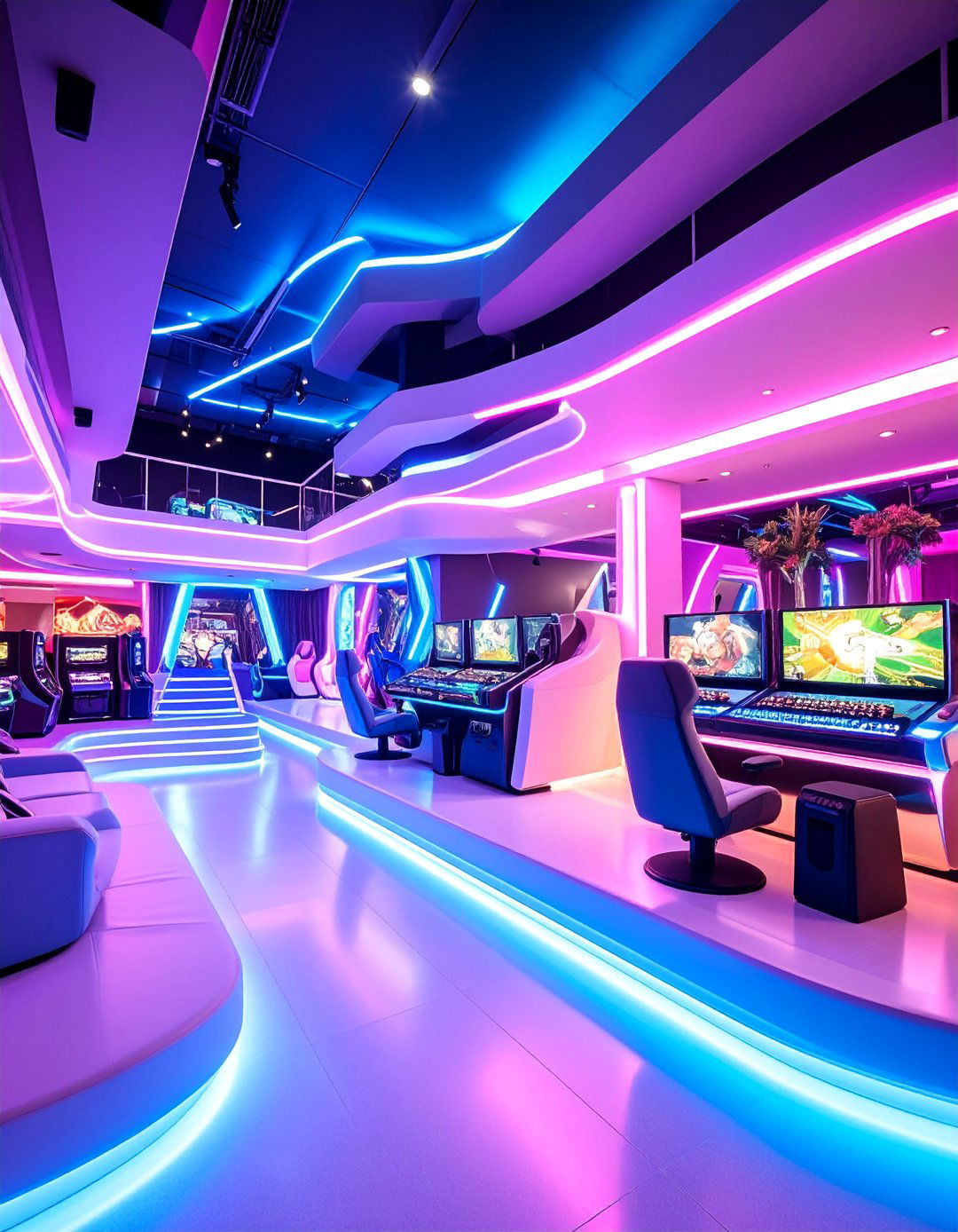 Multi Level Gaming Complex - 25 Game Room Ideas