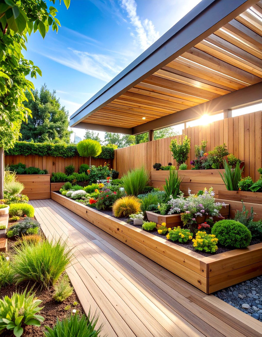 Multi Level Terraced Gardens - 25 Under Deck Landscaping Ideas