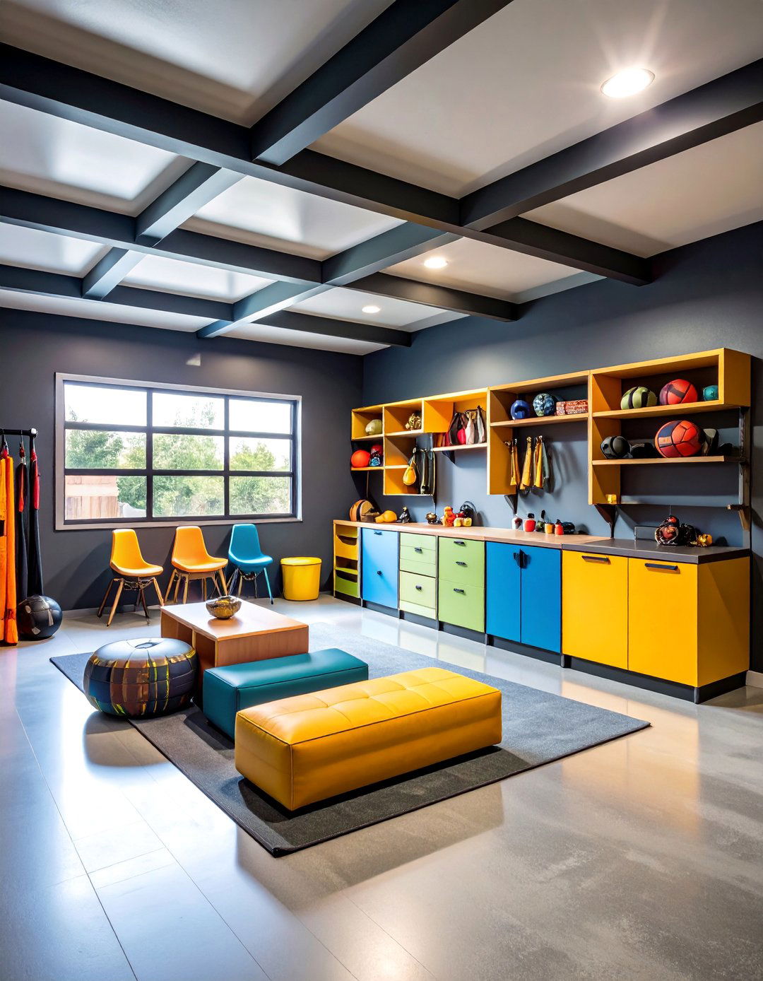Multi Purpose Family Activity Center - 25 Garage Makeover Ideas