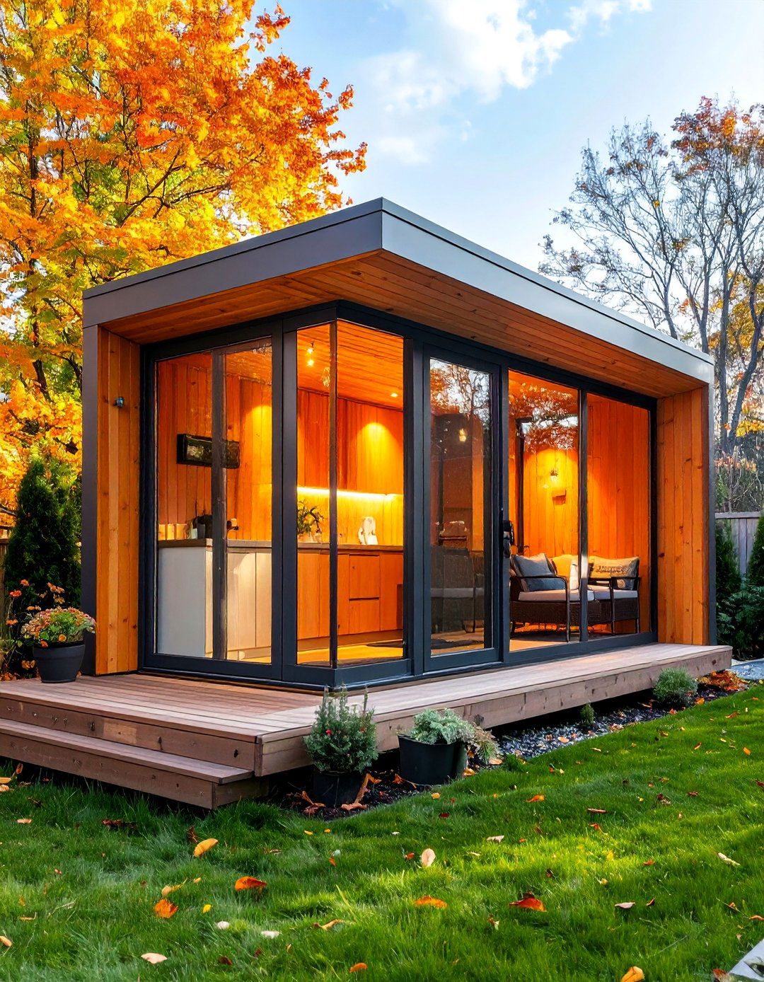 Multi Season Convertible Sauna with Adaptable Design - 25 Outdoor Sauna Ideas