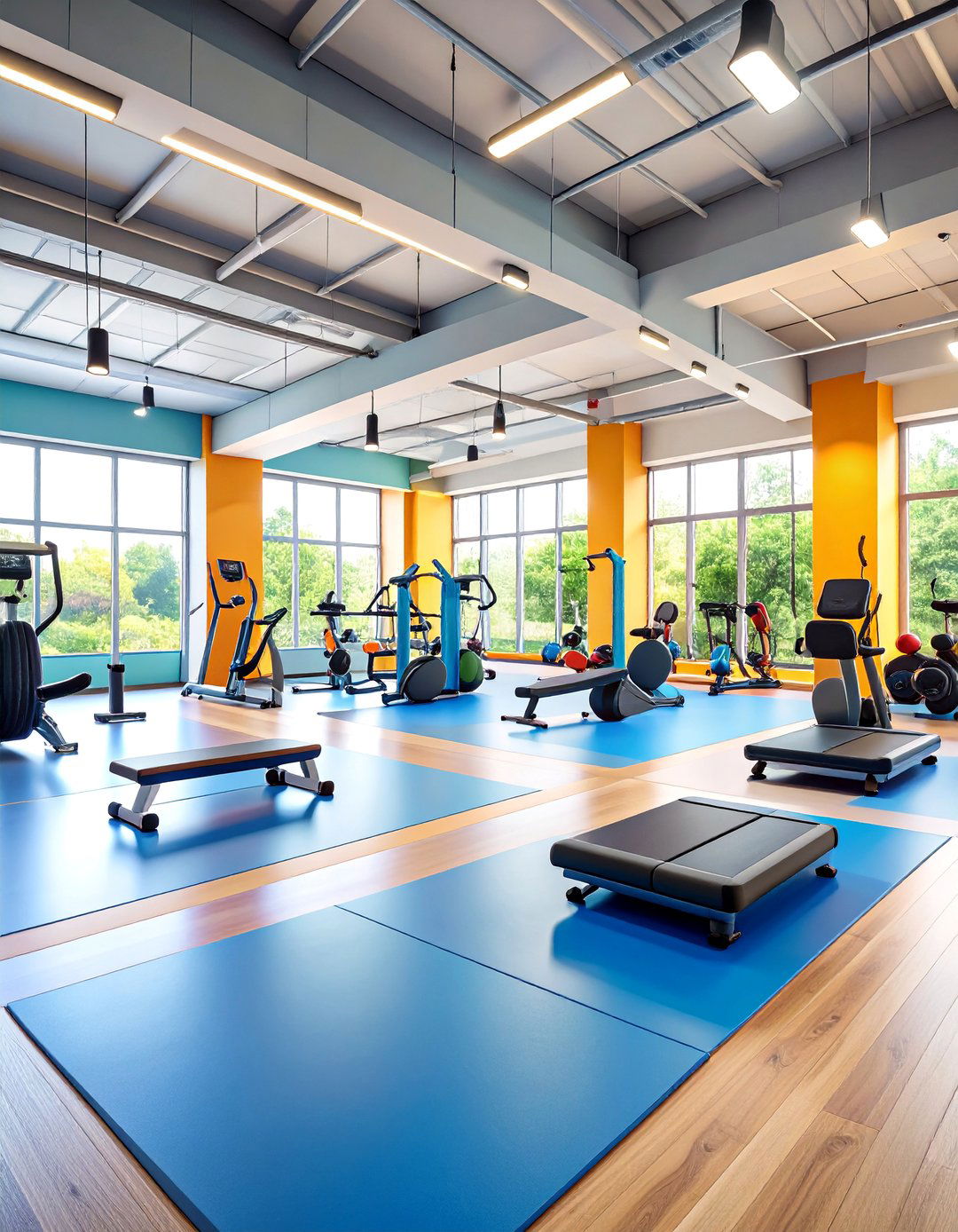 Multi Station Circuit Training Complex - 25 Outdoor Gym Ideas