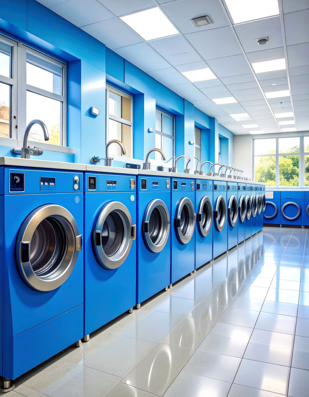 Multi Station Sink with Separate Washing and Rinsing Areas - 25 Laundry Room Sink Ideas