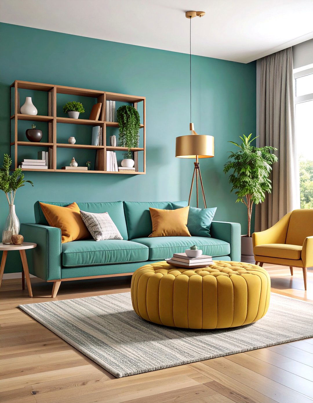 Multipurpose Storage Ottoman Living Room - 25 Budget Apartment Living Room Ideas