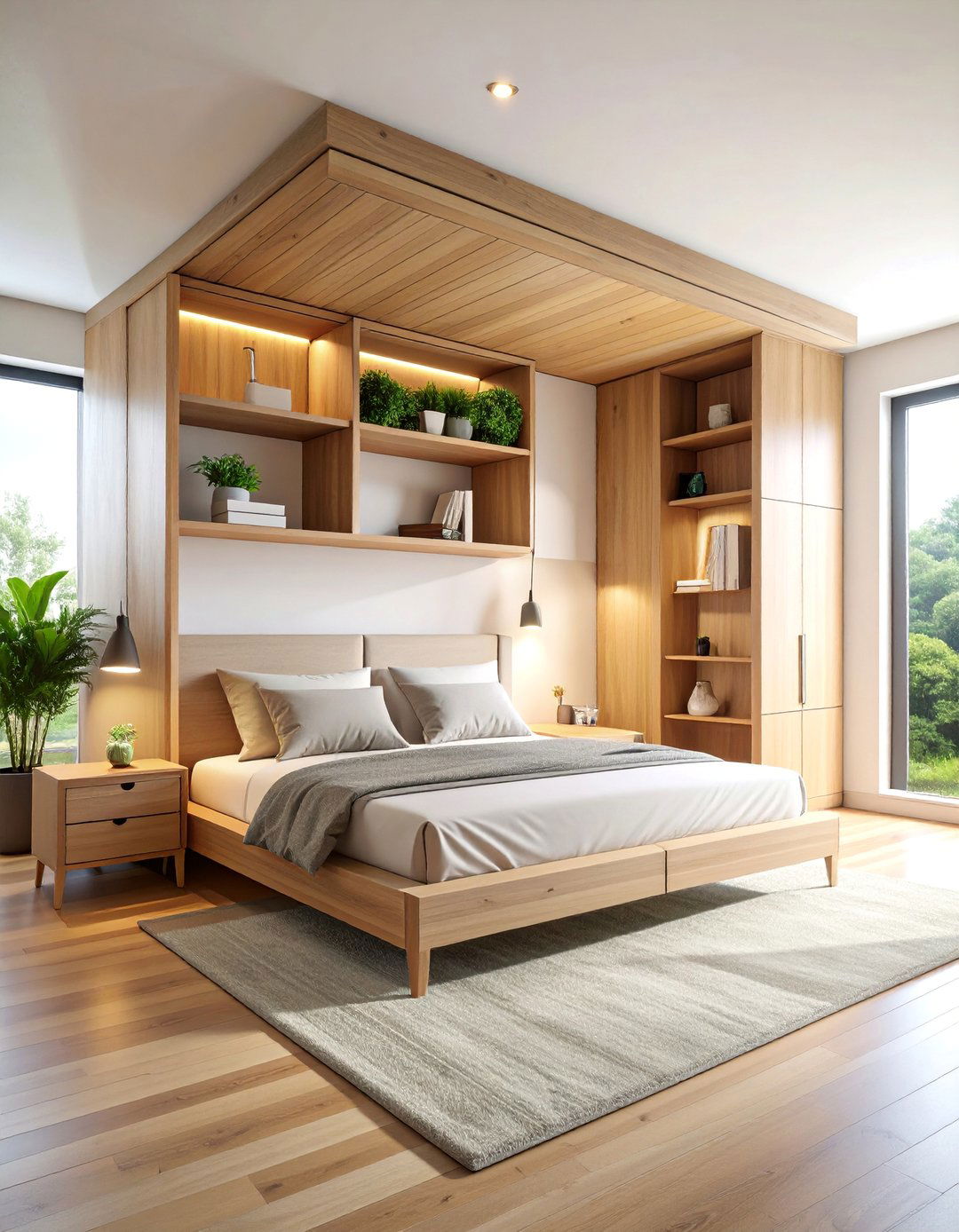 Murphy Bed Multi Purpose Solution - 25 L-shaped Bedroom Layout Ideas