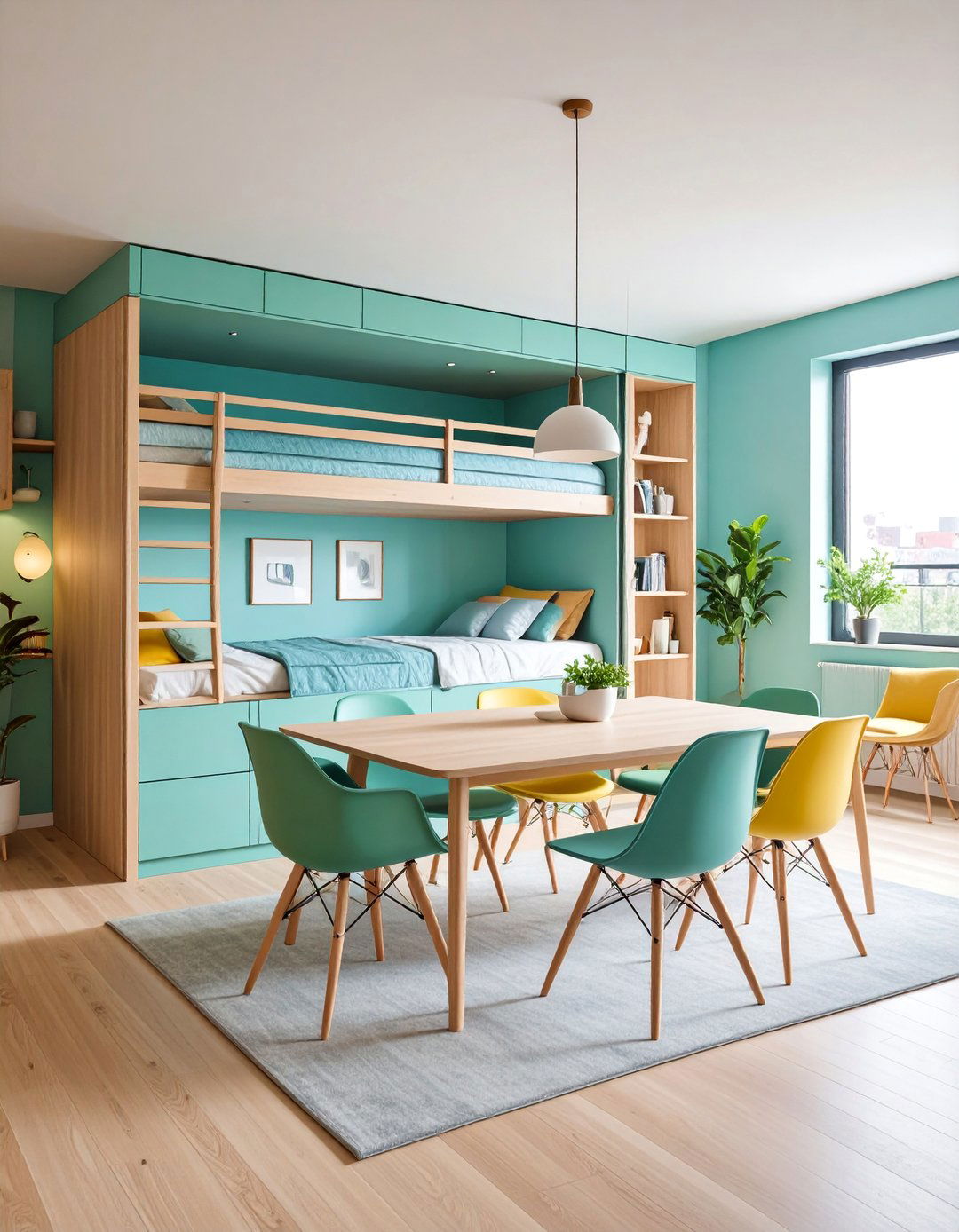 Murphy Bed with Fold Down Dining Table - 25 Murphy Bed Ideas