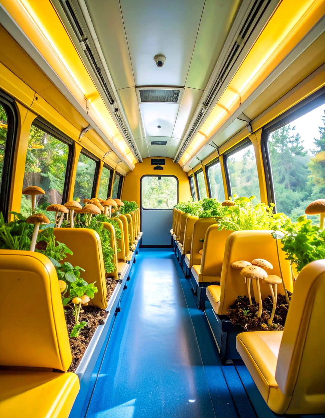 Mushroom Cultivation School Bus Greenhouse - 25 School Bus Greenhouse Ideas