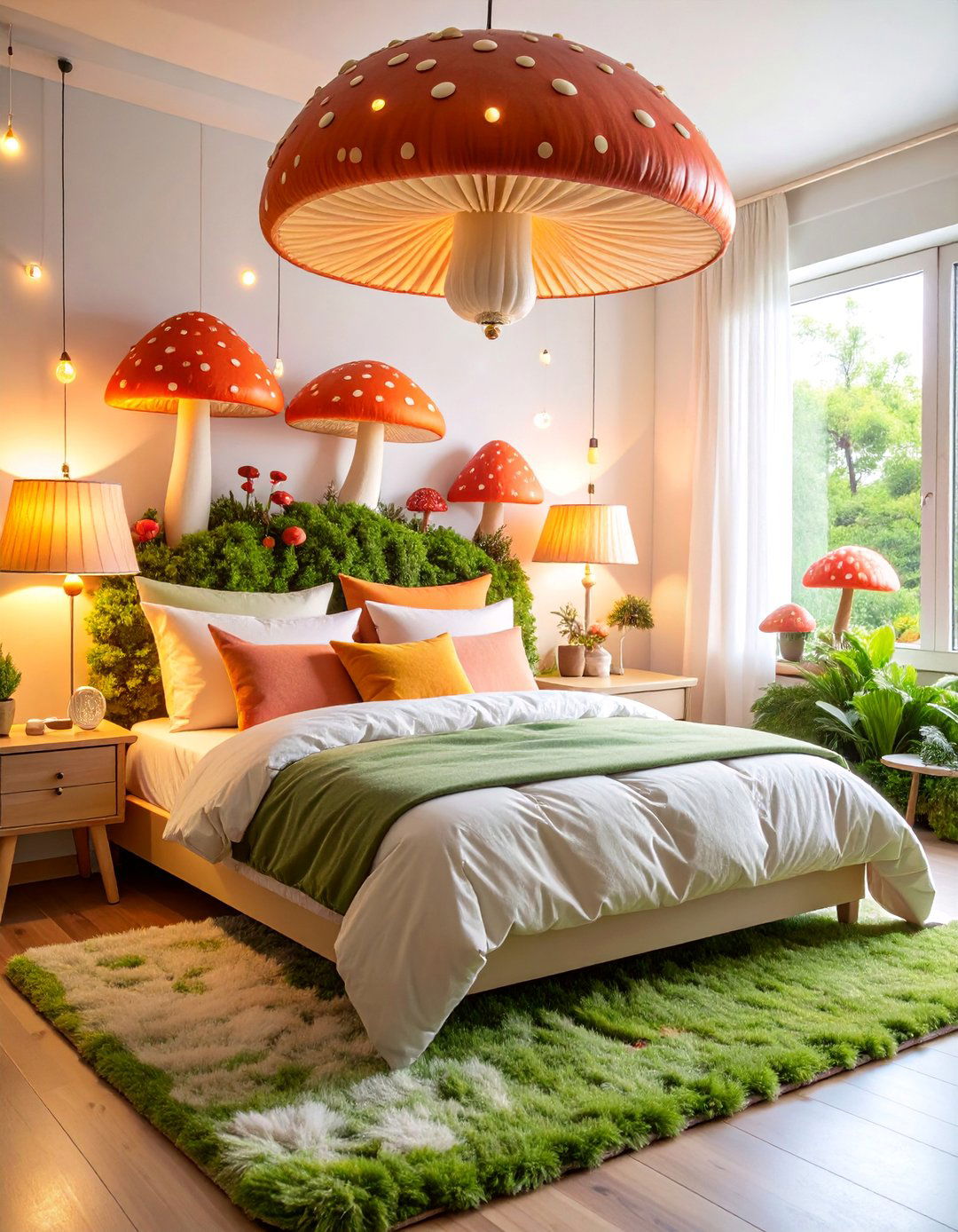 Mushroom Garden Fairycore Bedroom - 25 Fairycore Bedroom Ideas