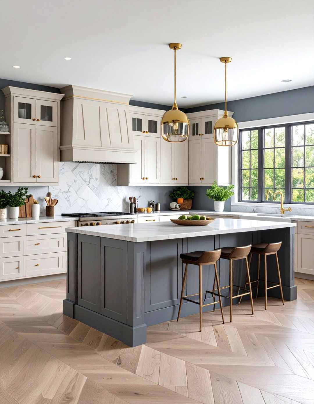 Mushroom Gray Kitchen Sophistication - 25 Calming Paint Colors