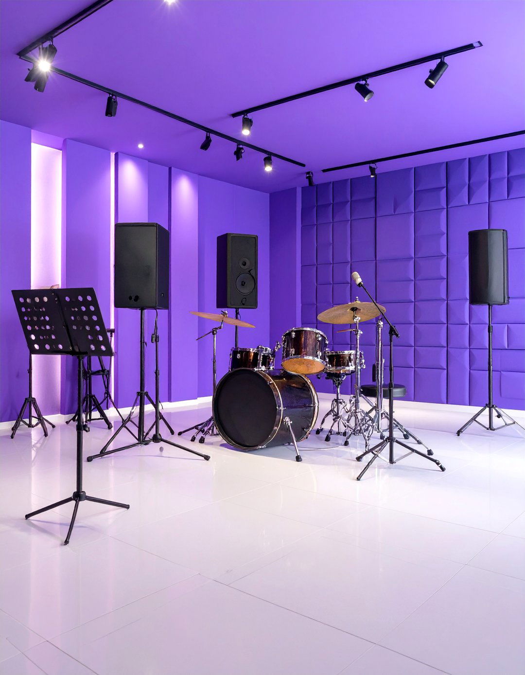 Music Room with Acoustic Treatment - 25 bonus room ideas