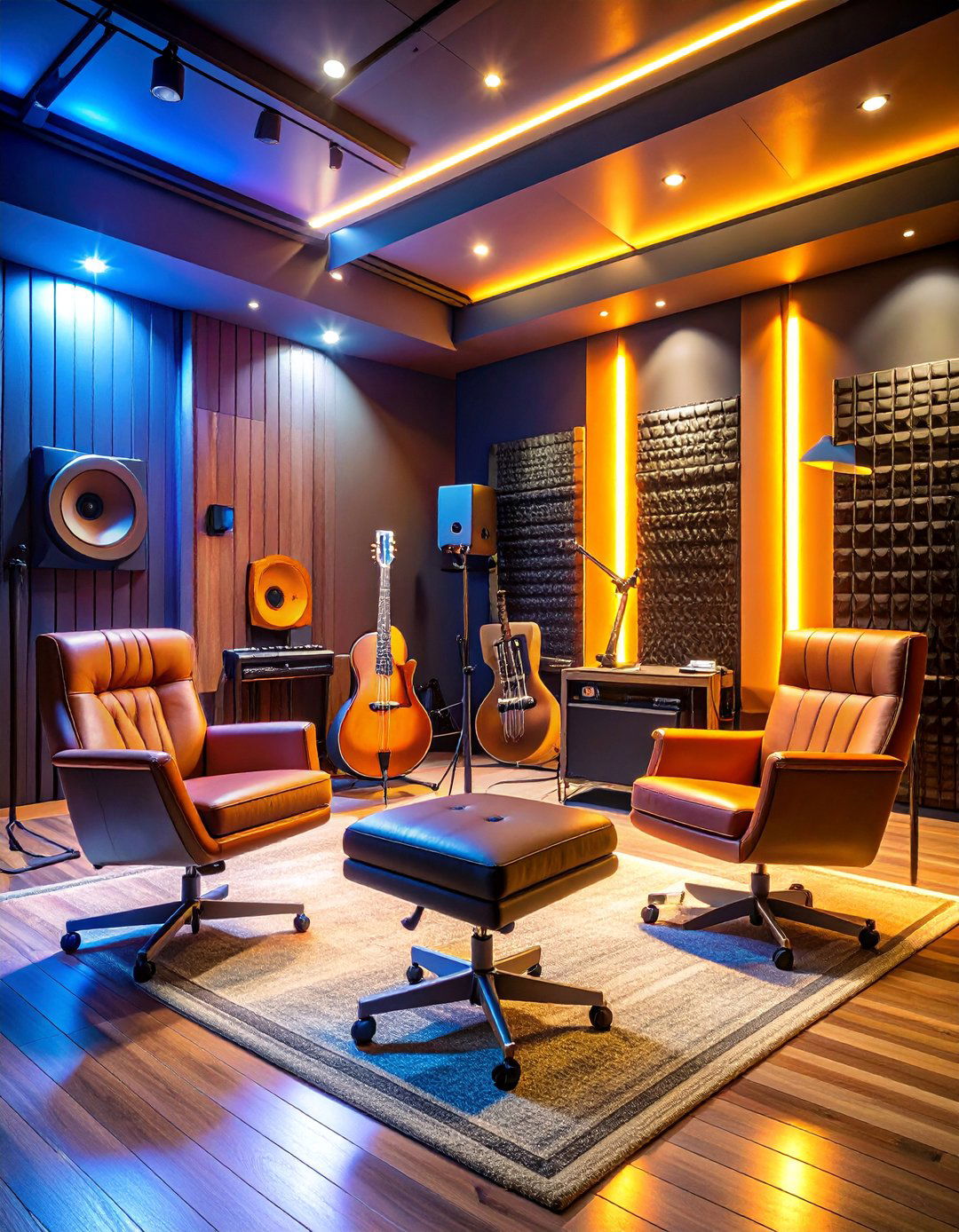 Music Room with Acoustic and Aesthetic Appeal - 25 Room Decorating Ideas