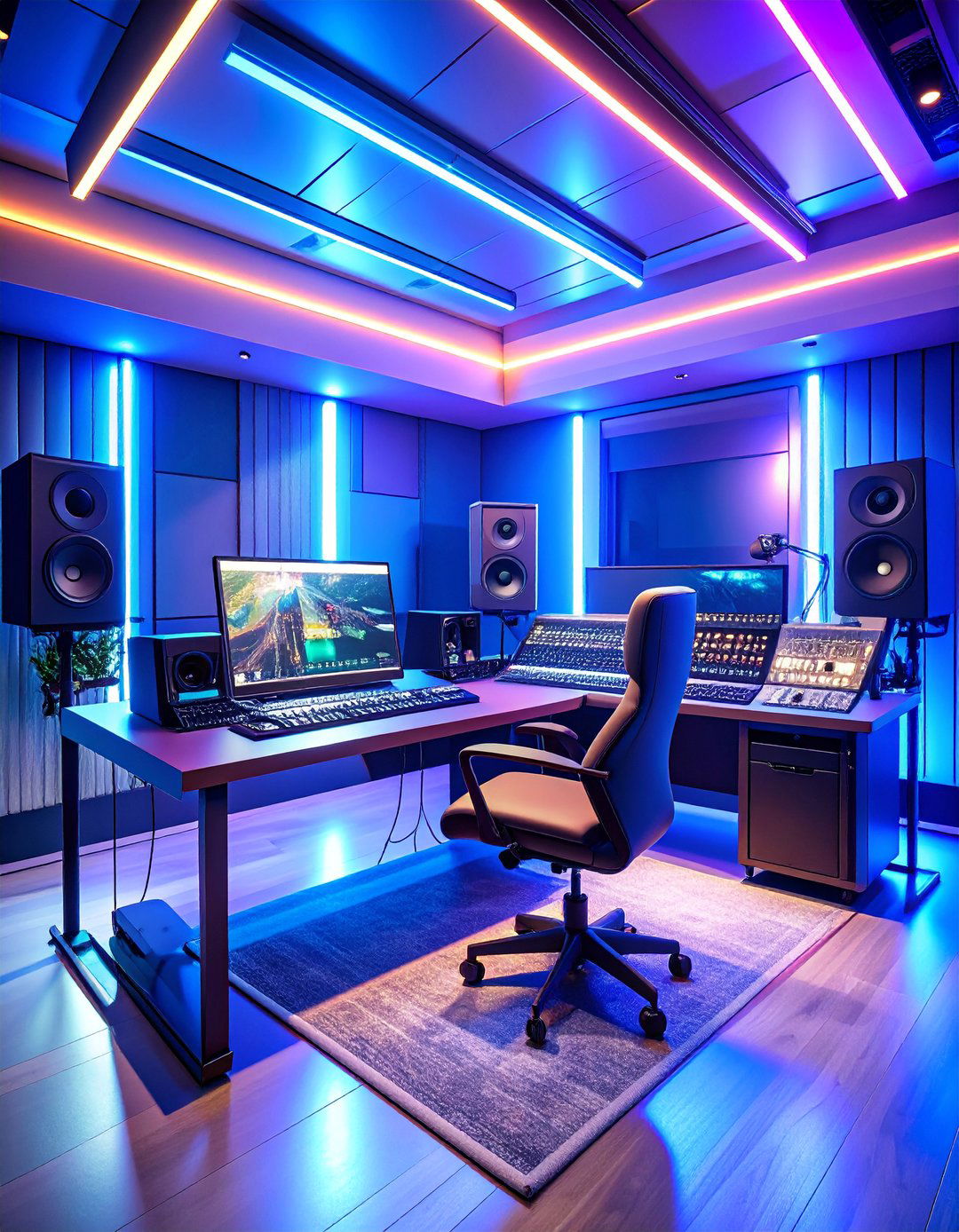 Music Studio Gaming Fusion - 25 Video Game Room Ideas