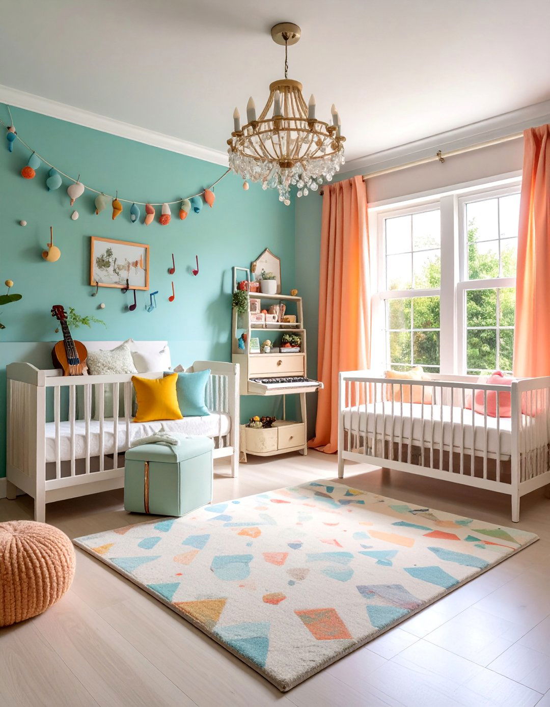 Music Studio Nursery with Melodic Elements - 25 Baby Boy Nursery Ideas