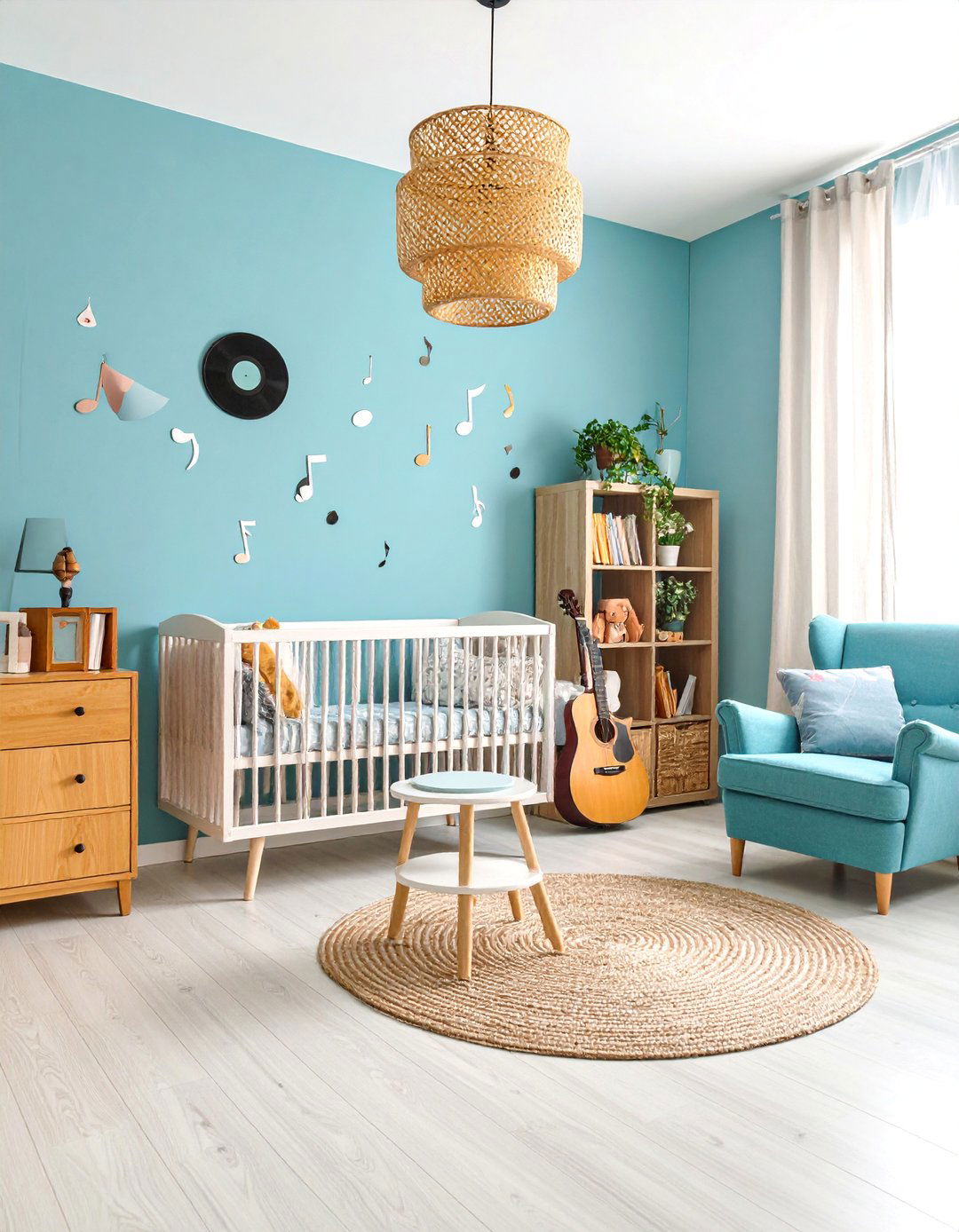 Musical Nursery with Melodic Themes - 25 Whimsical Nursery Ideas