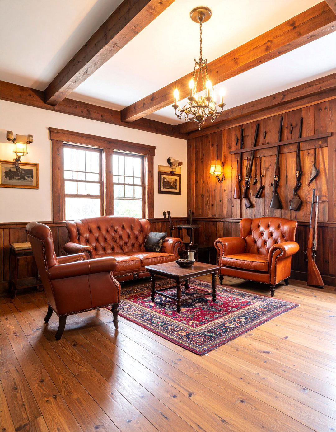 Muzzleloader Hunters Historical Timeline Room - 25 Hunting Man Cave Ideas