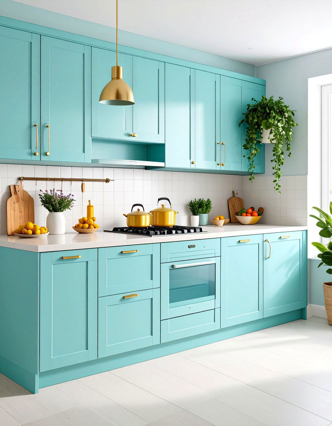 Narrow Galley Kitchen with Smart Space Solutions - 25 Minimalist Kitchen Ideas