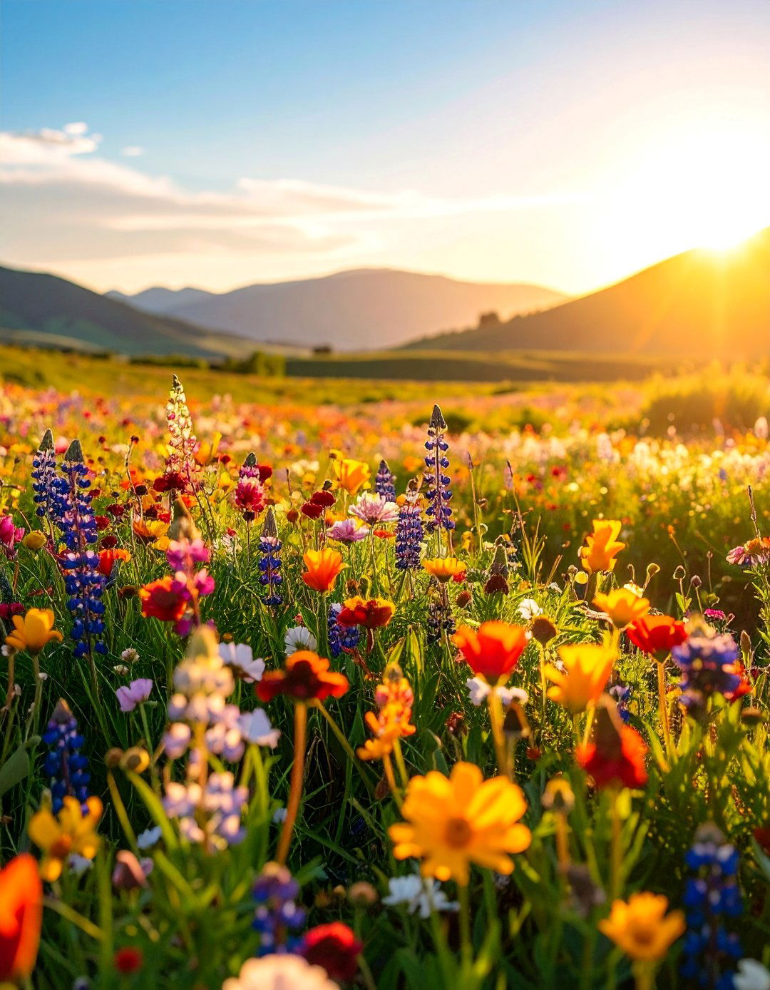 Native Wildflower Meadow Garden - 25 Spring Garden Ideas