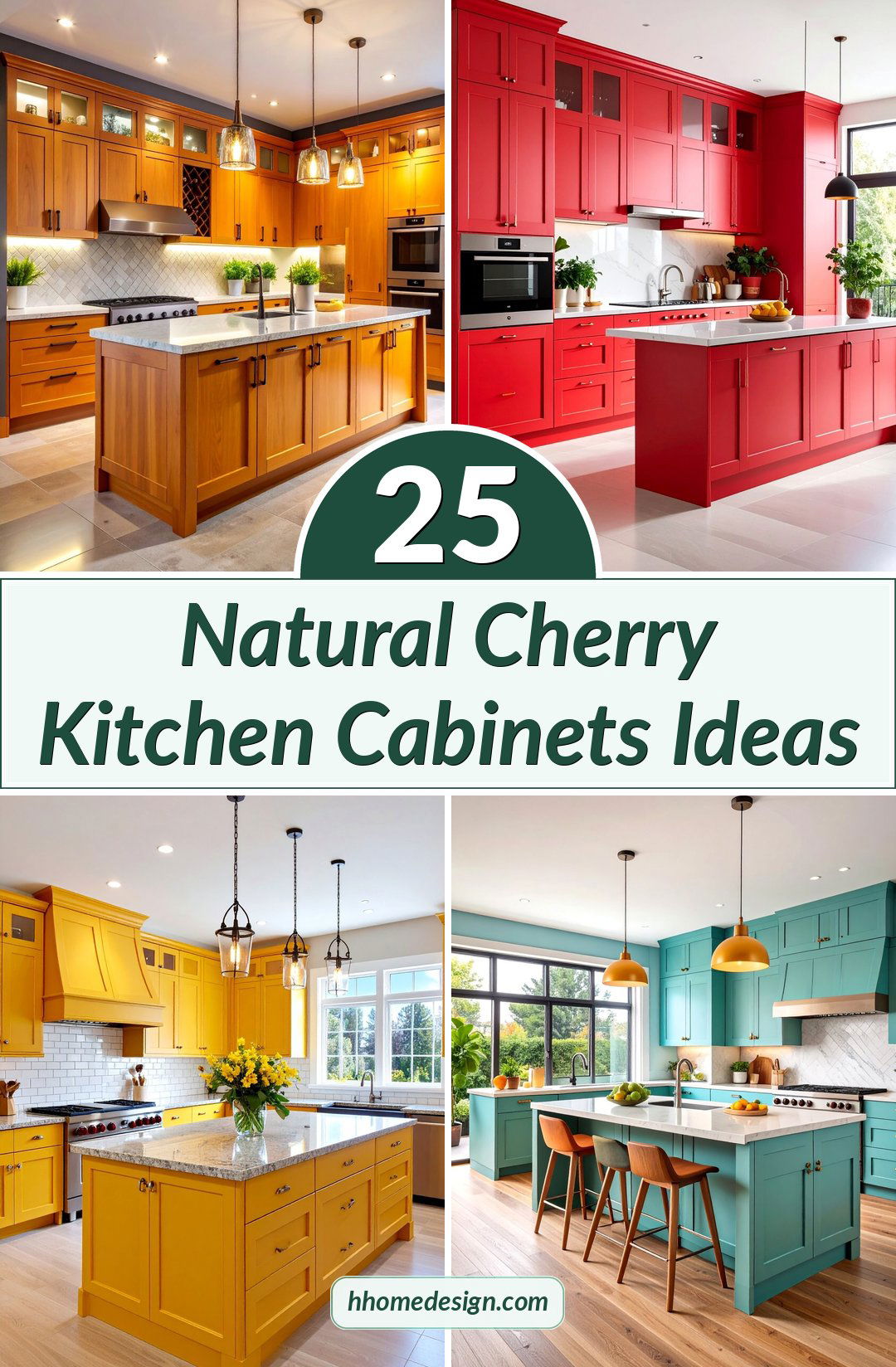 25 Natural Cherry Kitchen Cabinets Ideas